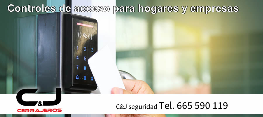tipos controles acceso hogares empresas con c&j seguridad en Gipúzcoa