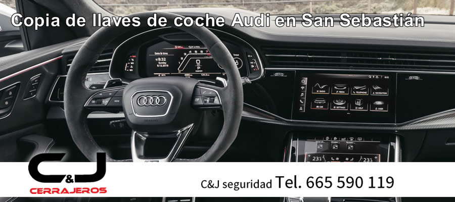 copia llaves coche audi san sebastian cj cerrajeros