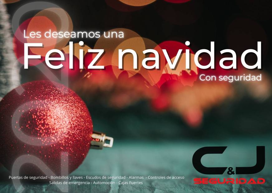 Un deseo de feliz Navidad 2020 para Guipúzcoa desde C&J Cerrajería
